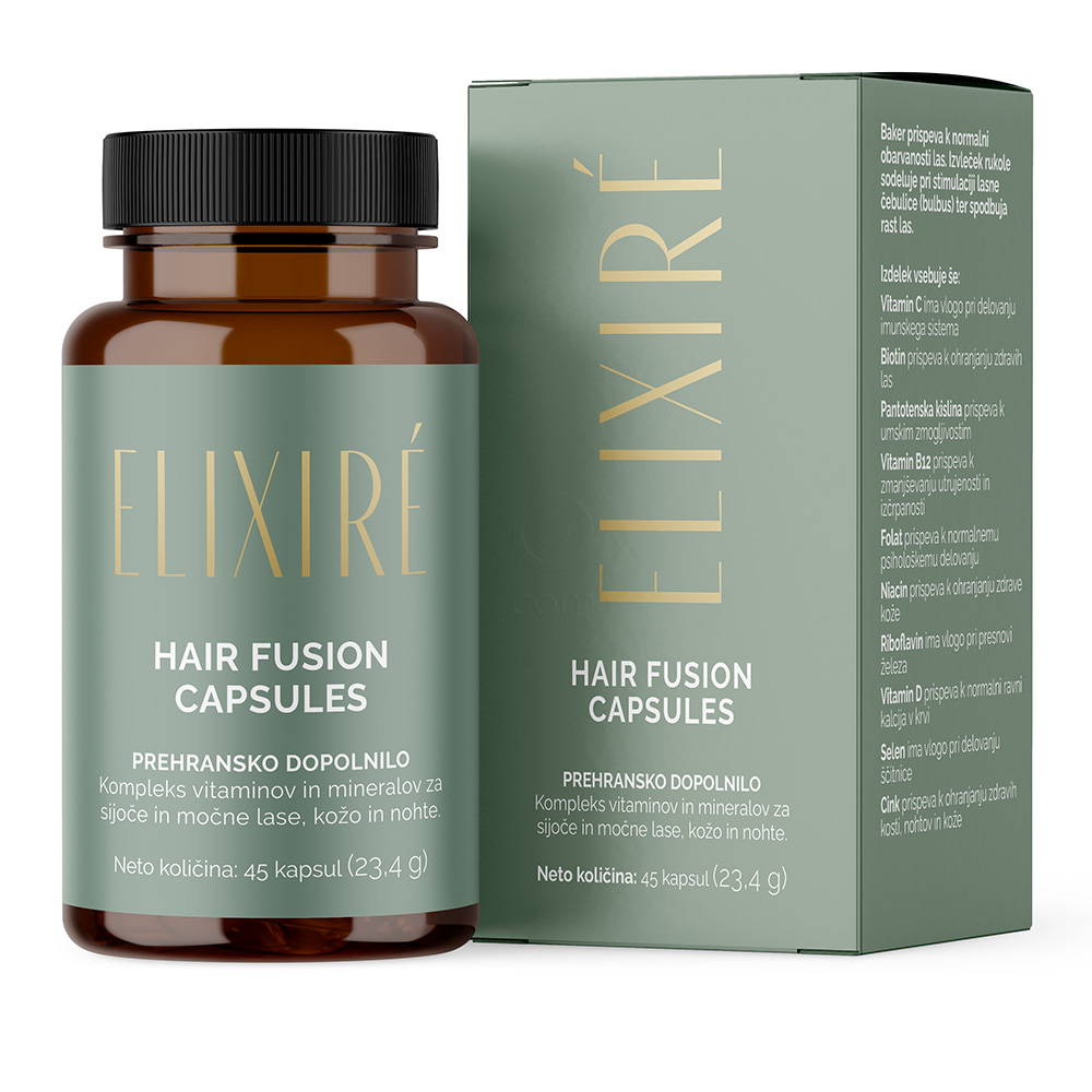 Elixire Hair Fusion, kapsule (45 kapsul)