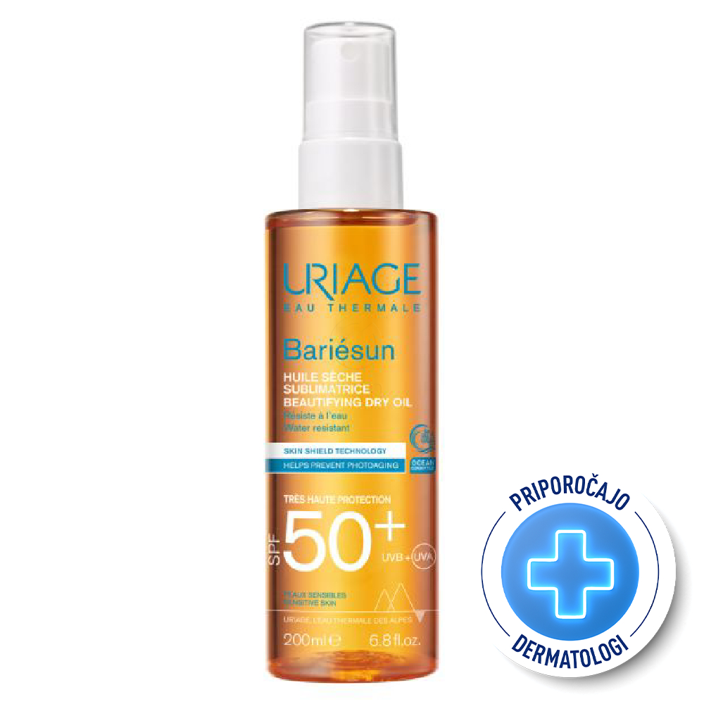 Uriage Bariesun, lepotilno suho olje - ZF50+ (200 ml)