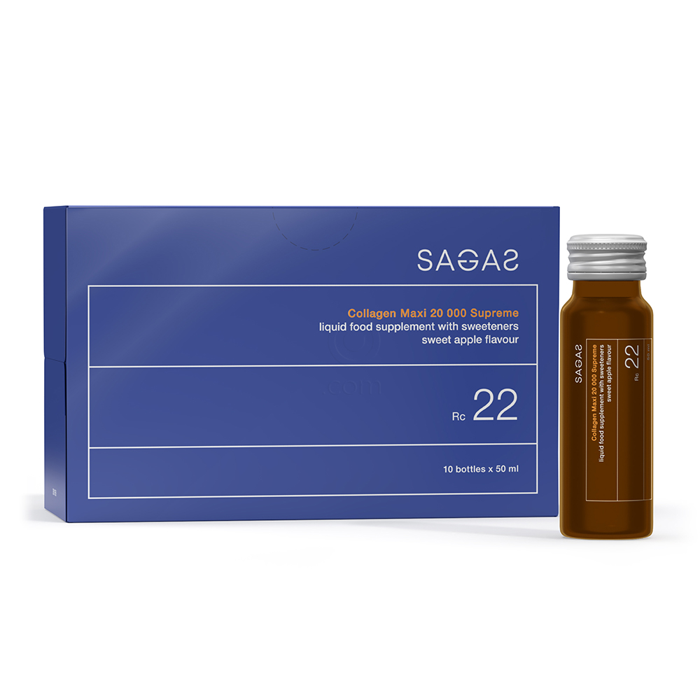 Sagans Collagen Maxi 20.000 Supreme Rc22, tekočina (10 x 50 ml)
