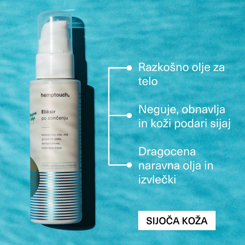 Hemptouch, eliksir po sončenju (100 ml)