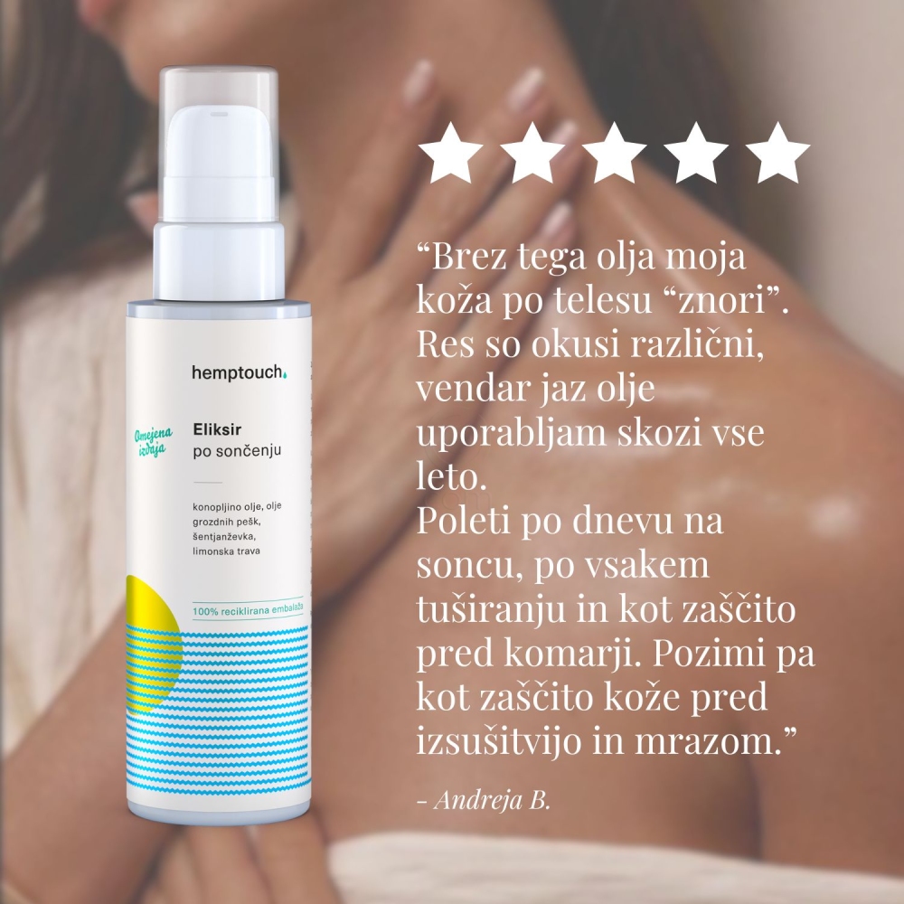 Hemptouch, eliksir po sončenju (100 ml)