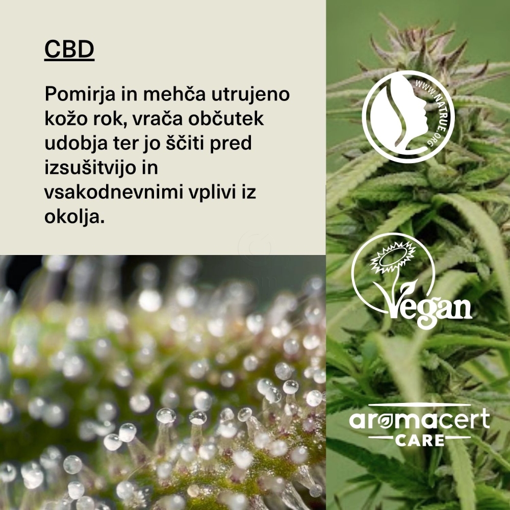 Hemptouch CBD, krema za roke (75 ml)