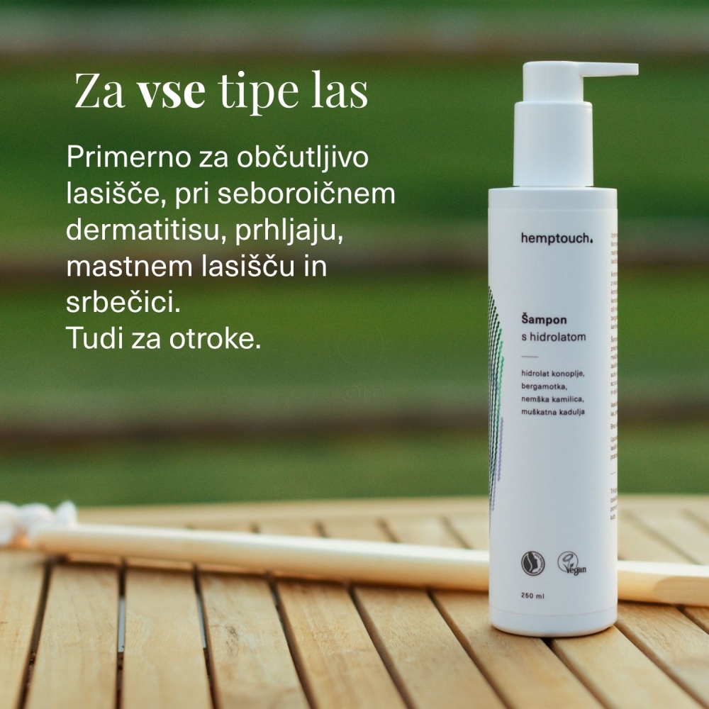 Hemptouch, šampon s hidrolatom (250 ml)