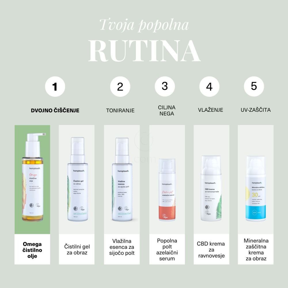 Hemptouch, omega čistilno olje (100 ml)