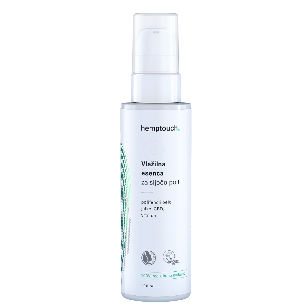 Hemptouch, vlažilna esenca za sijočo polt (100 ml)