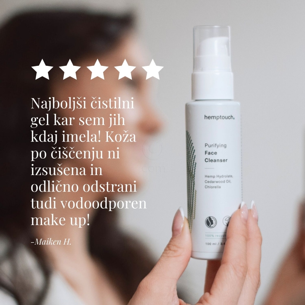 Hemptouch, čistilni gel za obraz (100 ml)