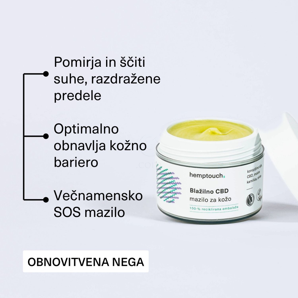 Hemptouch, blažilno CBD mazilo (50 ml)