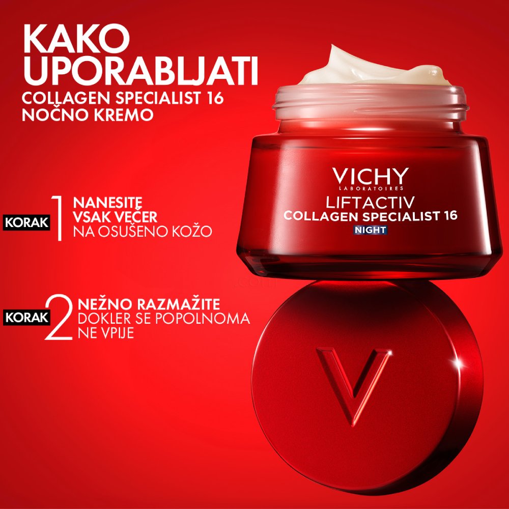 Vichy Liftactiv Collagen Specialist 16, nočna nega za obraz (50 ml)