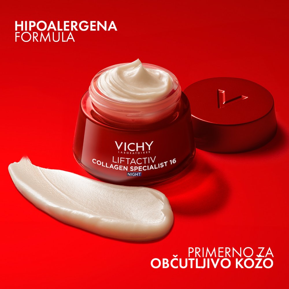 Vichy Liftactiv Collagen Specialist 16, nočna nega za obraz (50 ml)