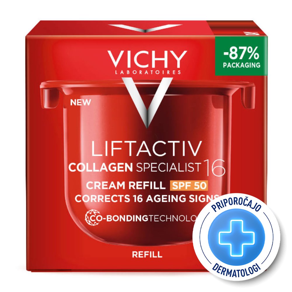 Vichy Liftactiv Collagen Specialist 16, dnevna krema - ZF50 - refill (50 ml)