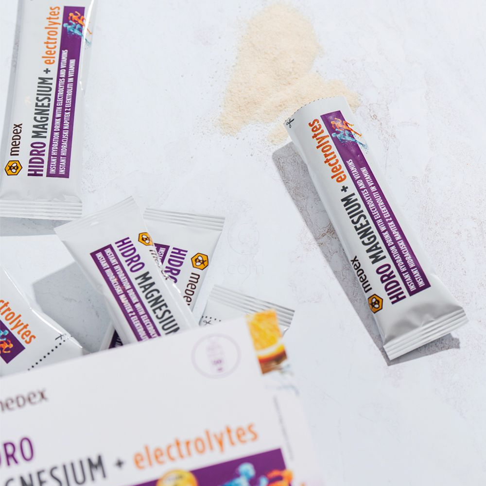 Hidro Magnezij + Elektroliti Medex, vrečke (15 x 10 g)