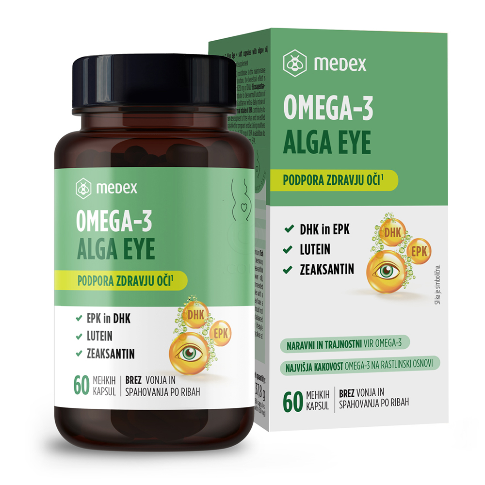 Omega-3 Alga Eye Medex, kapsule (60 kapsul)