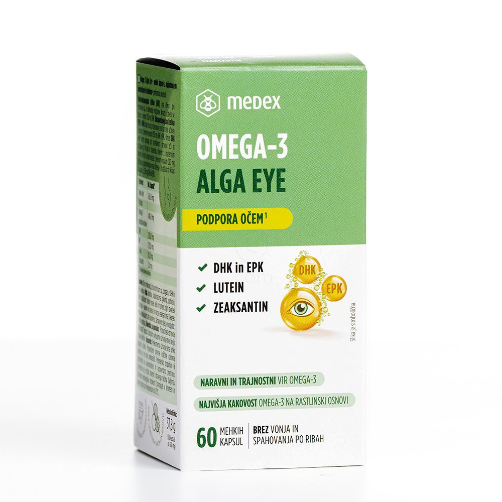 Omega-3 Alga Eye Medex, kapsule (60 kapsul)