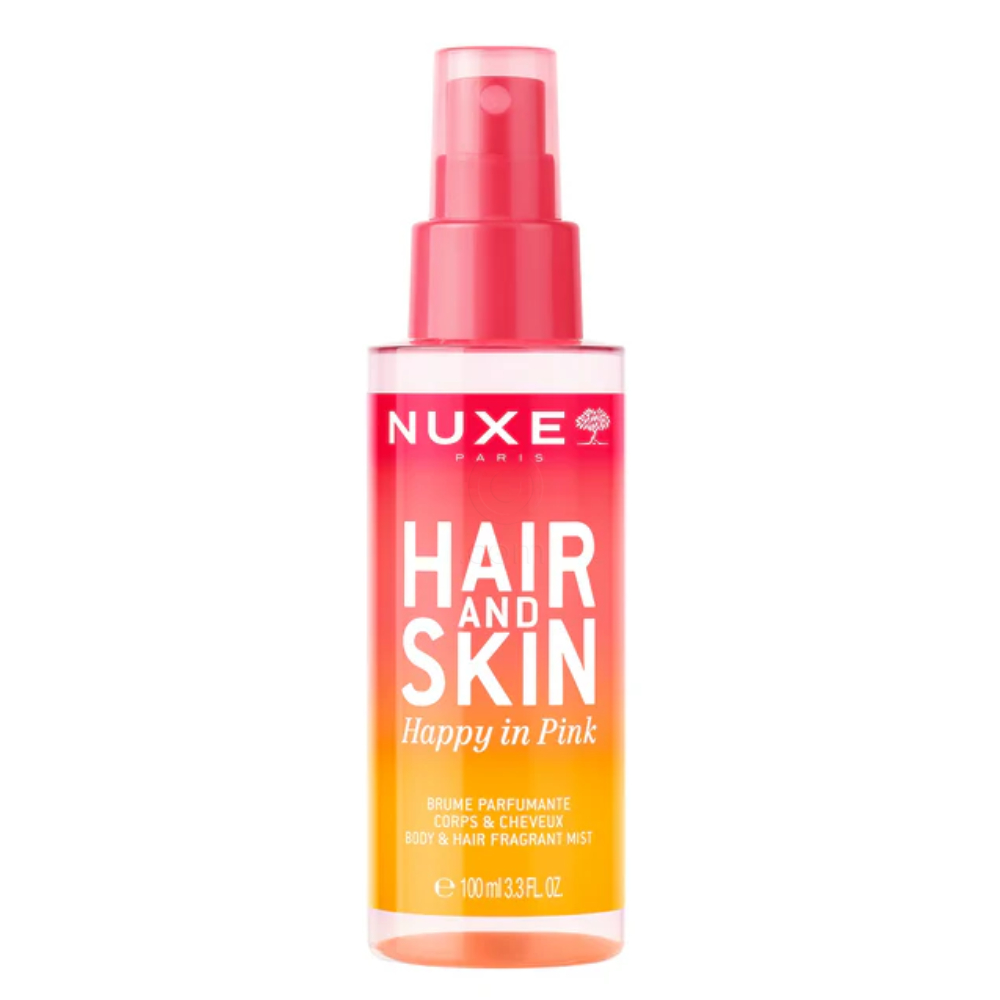 Nuxe Hair & Mist Happy in Pink, meglica za telo in lase (100 ml)