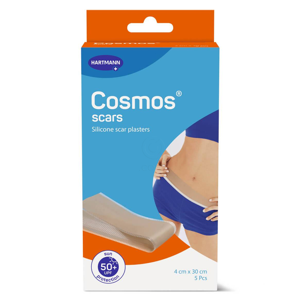 Hartmann Cosmos Scars, obliži za oskrbo brazgotin - 4 x 30 cm (5 obližev)