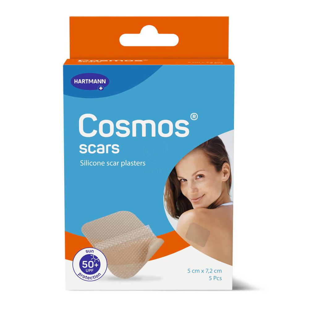 Hartmann Cosmos Scars, obliži za oskrbo brazgotin - 5 x 7,2 cm (5 obližev)