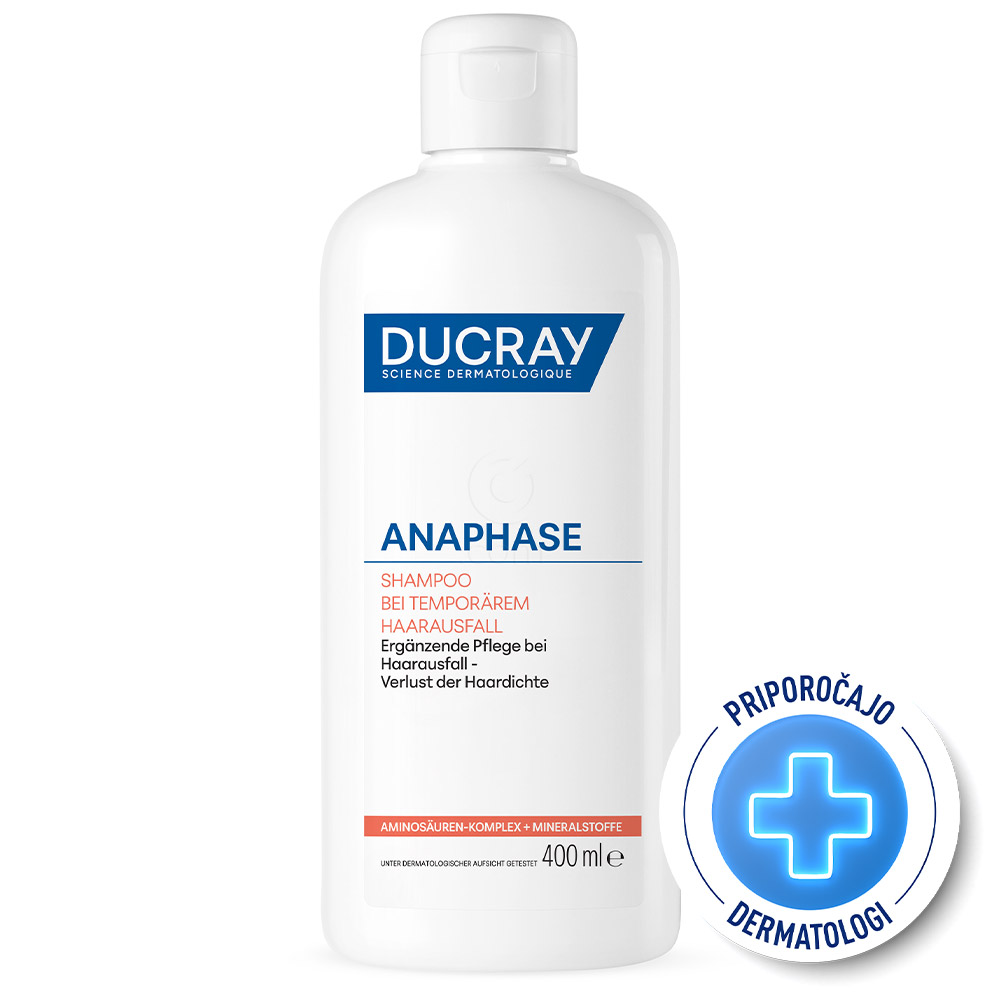 Ducray Anaphase, šampon proti izpadanju las in za rast las (400 ml)