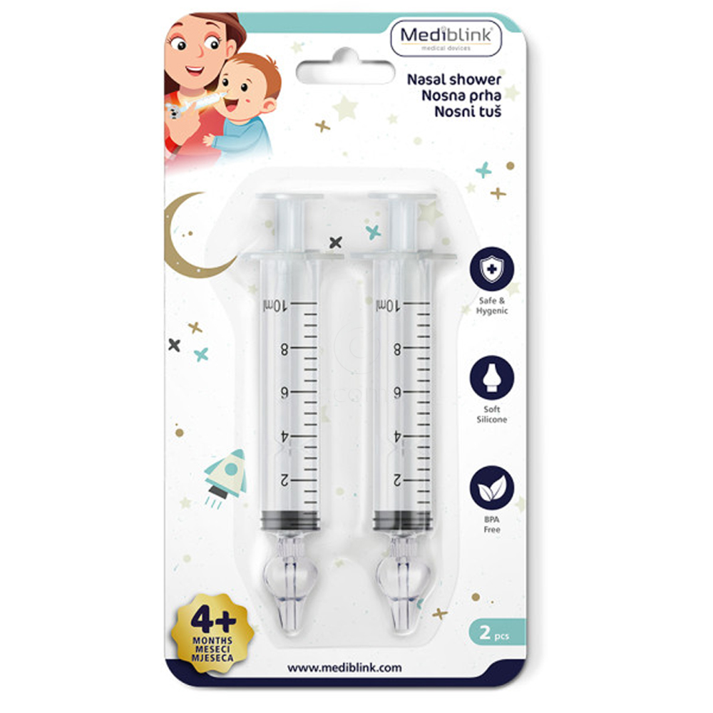Darilo: Mediblink M418, nosna prha (2 brizgi + 2 nastavka)