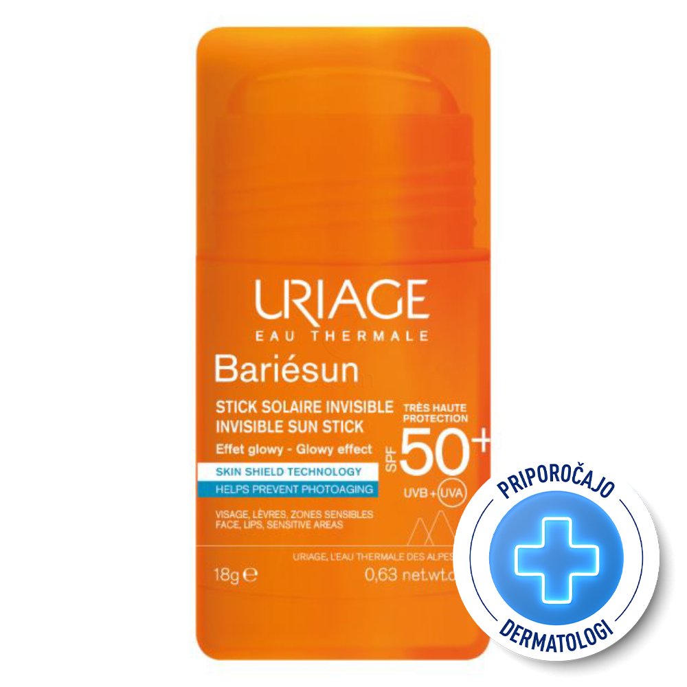 Uriage Bariesun, nevidni stik za zaščito pred soncem - ZF50+ (18 g)