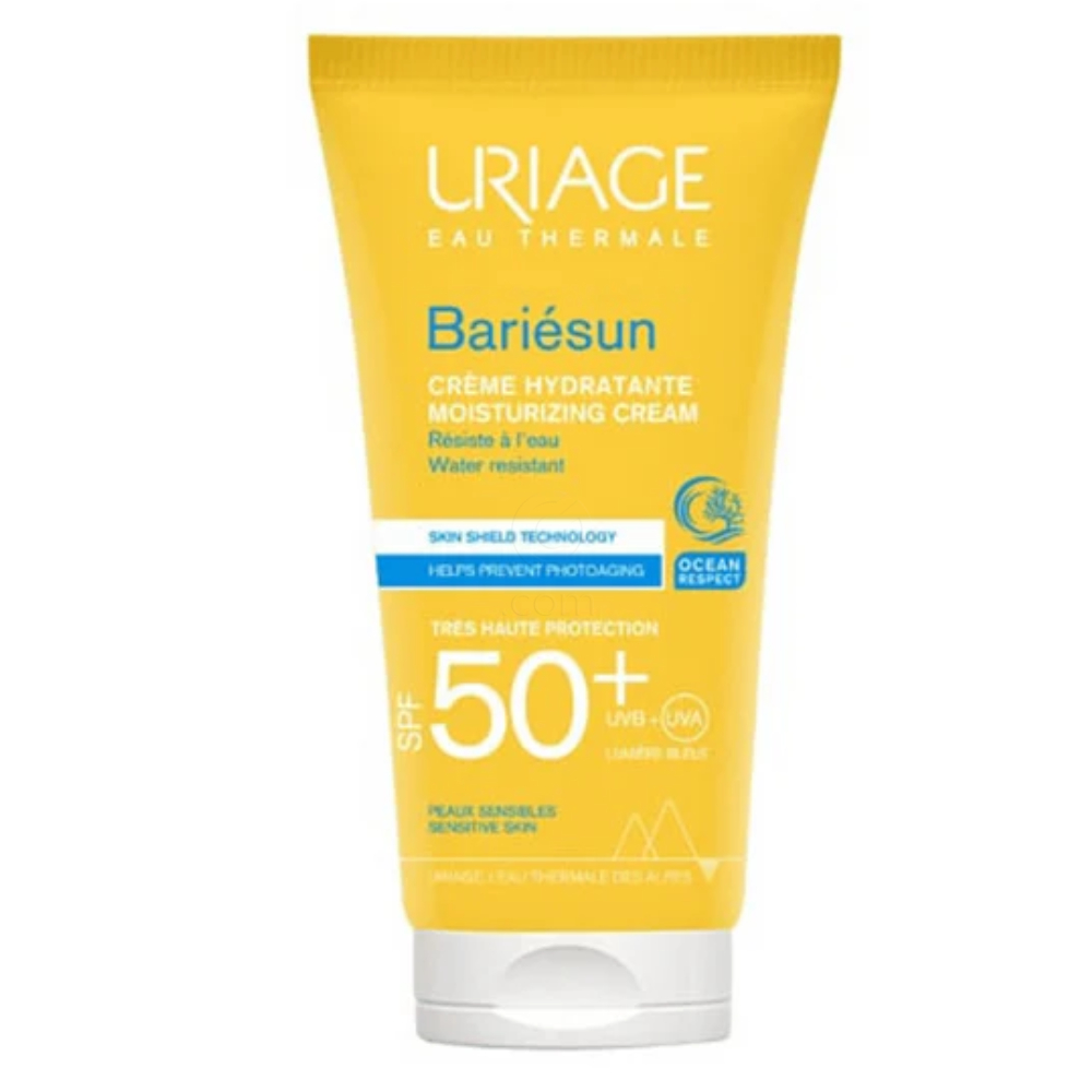 Uriage Bariesun, vlažilna krema za obraz za zaščito pred soncem - ZF50+ (50 ml)