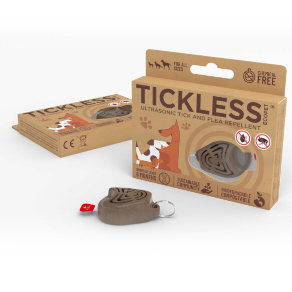Tickless Pet, ultrazvočni odganjalec klopov in bolh za mačke in pse - ECO  (1 naprava)