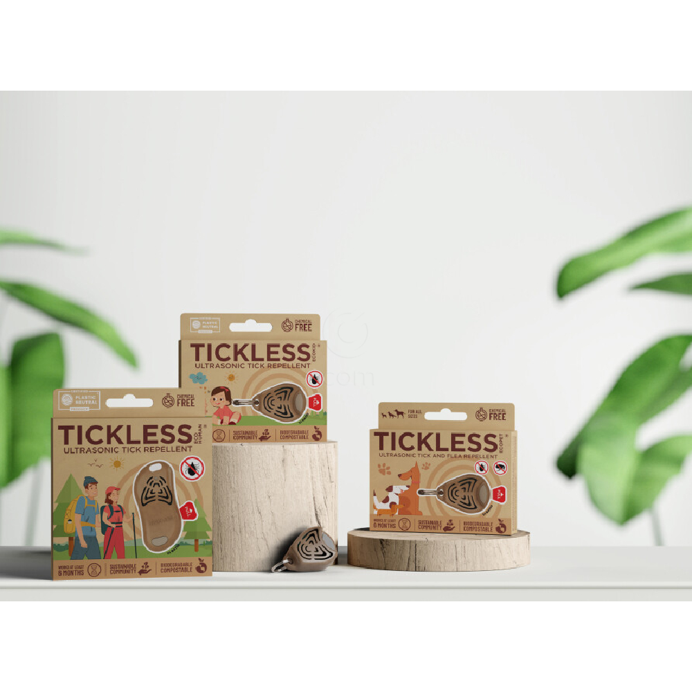 Tickless ECO Kid, ultrazvočni odganjalec klopov za ljudi - ECO (1 naprava)