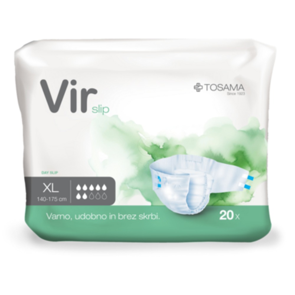 Vir Slip Day, dnevne hlačne predloge - XL (20 predlog)