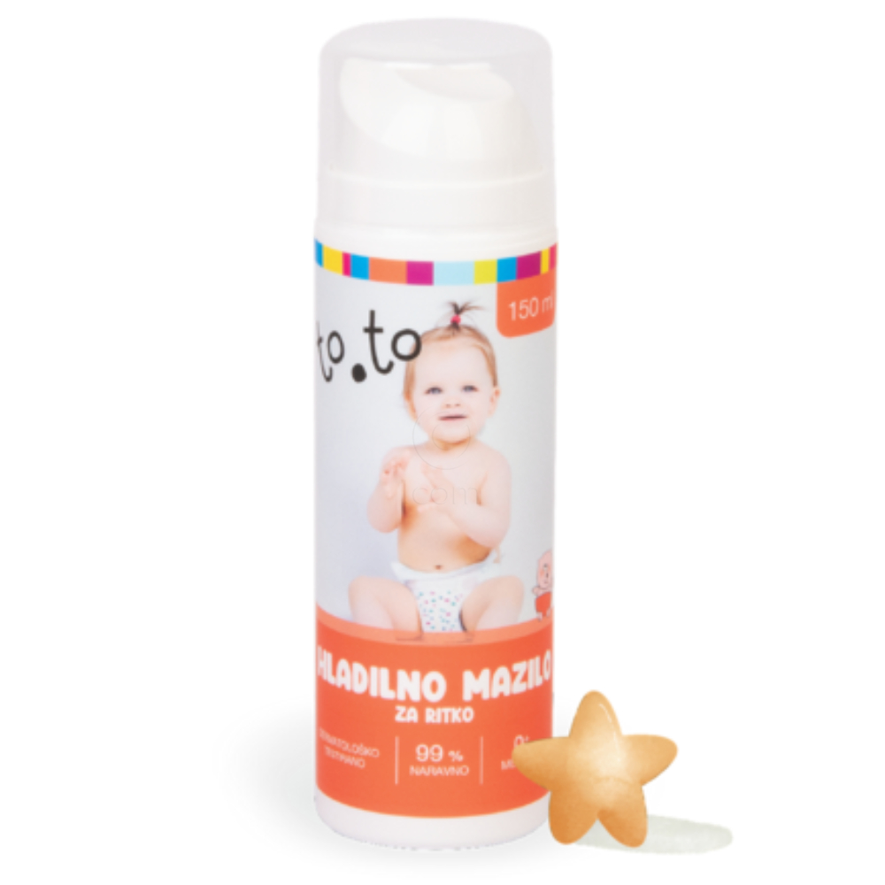 to.to. Baby, hladilno mazilo za ritko (150 ml)