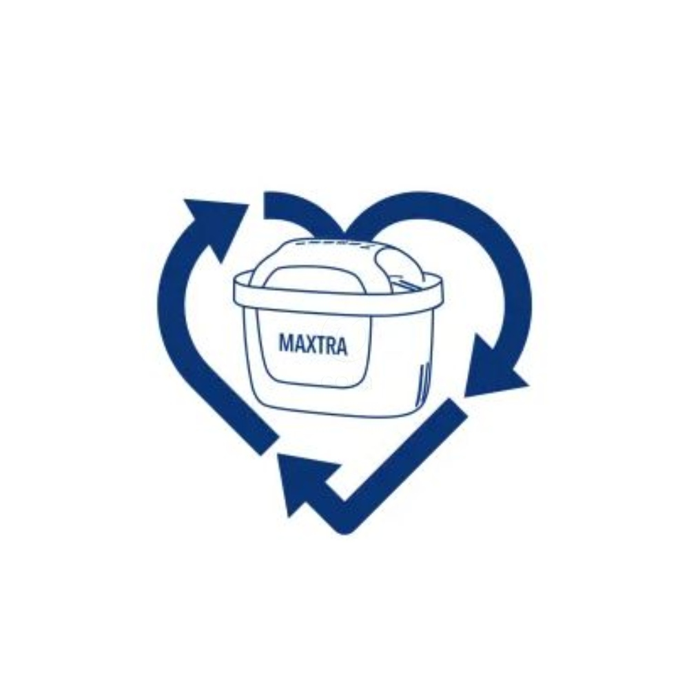 Brita Style Cool LED, vrč za filtriranje vode - mat bela (2,4 l)