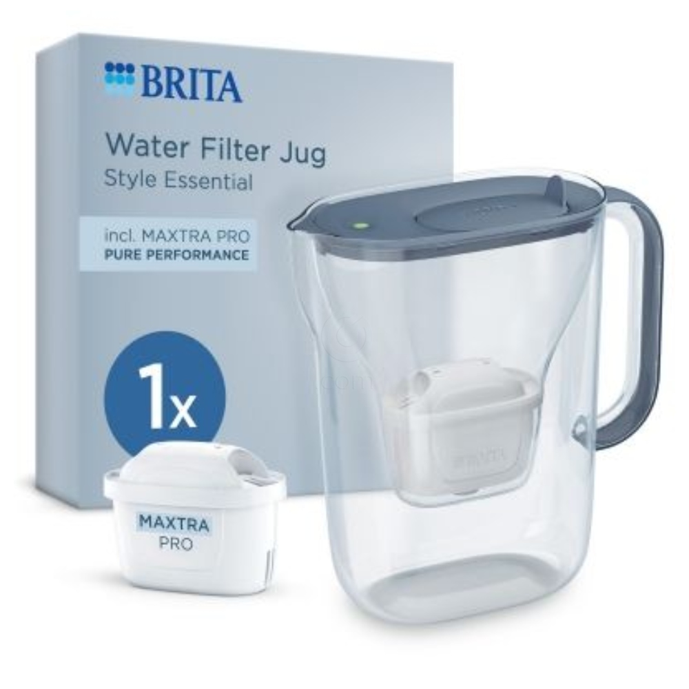 Brita Style Cool LED, vrč za filtriranje vode - mat modra (2,4 l)