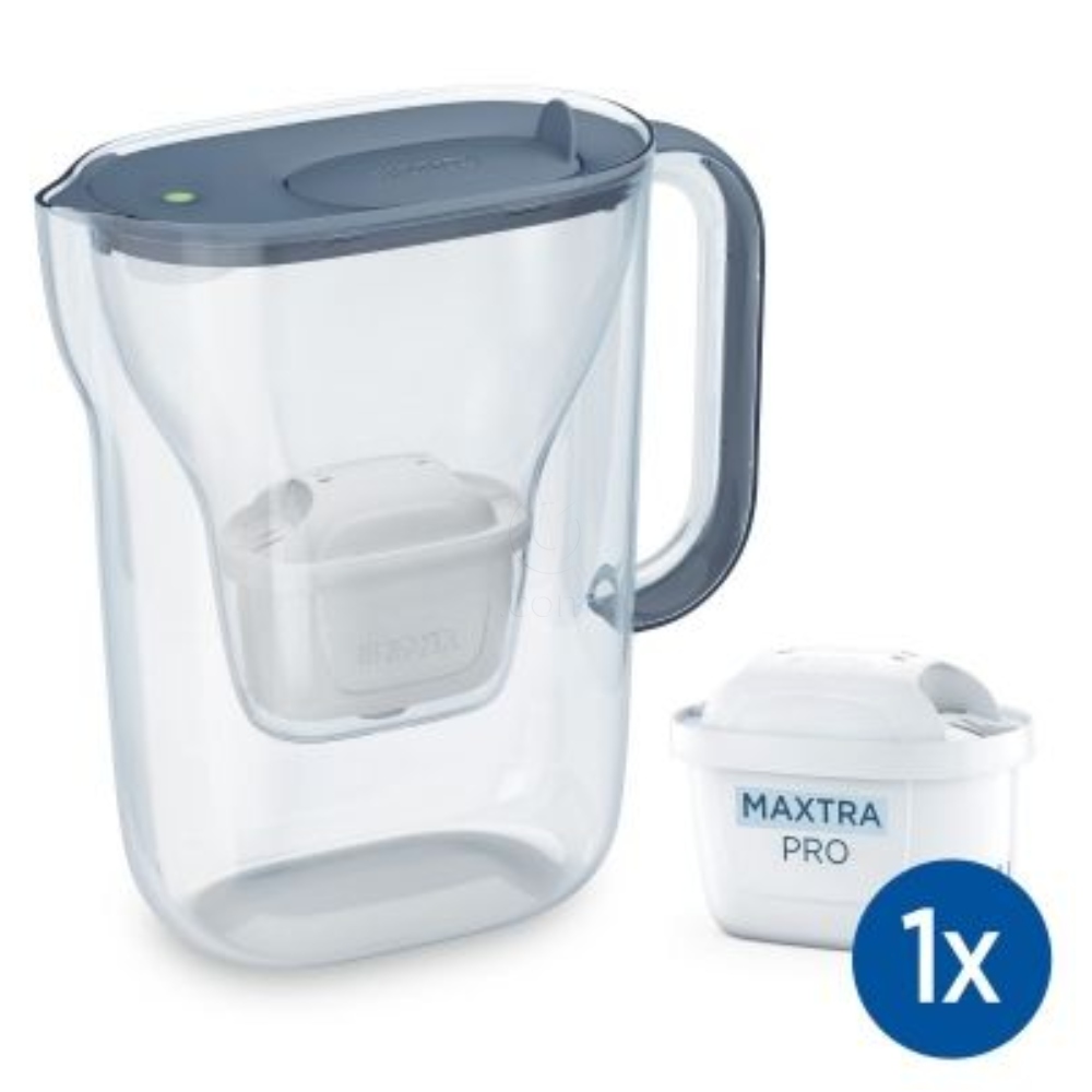 Brita Style Cool LED, vrč za filtriranje vode - mat modra (2,4 l)