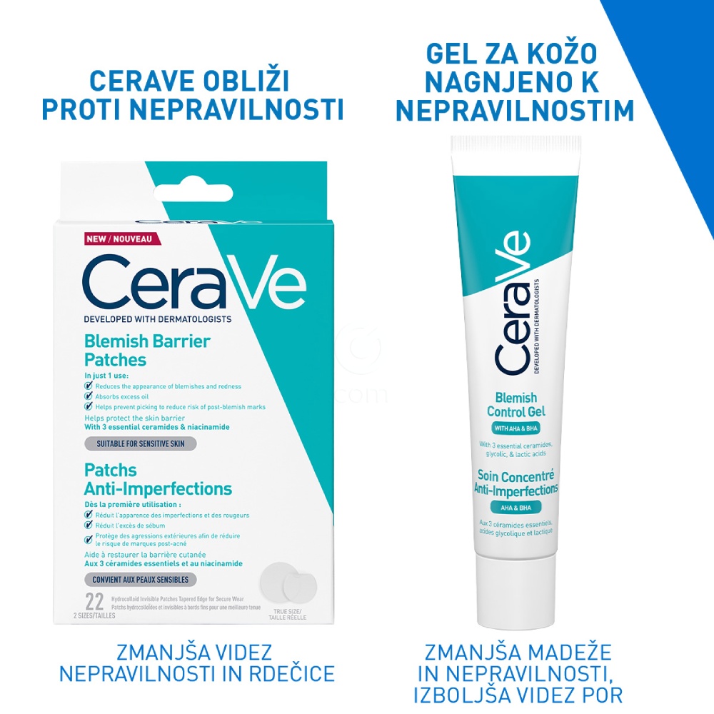 CeraVe, obliži proti nepravilnostim (22 obližev)