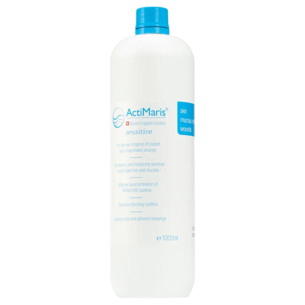 ActiMaris Sensitiv, raztopina za izpiranje ran (1000 ml)