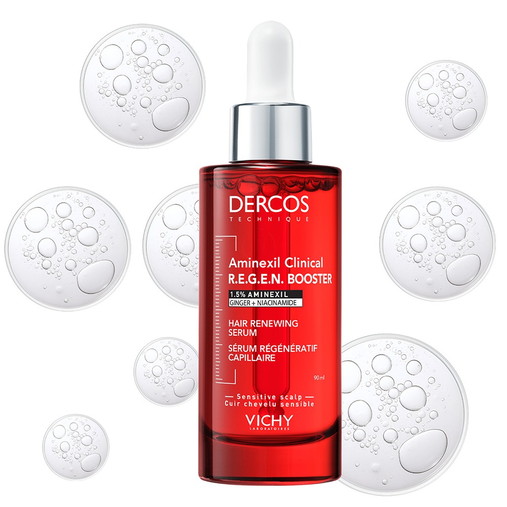Vichy Dercos Aminexil Clinical R.E.G.E.N. booster, serum za obnovo las (90 ml)