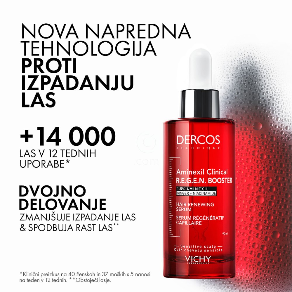 Vichy Dercos Aminexil Clinical R.E.G.E.N. booster, serum za obnovo las (90 ml)