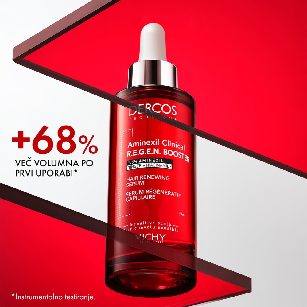 Vichy Dercos Aminexil Clinical R.E.G.E.N. booster, serum za obnovo las (90 ml)