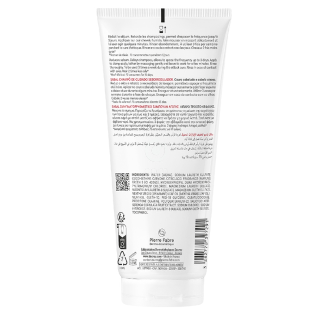 Ducray Sabal, seboregulirajoči tretma šampon (200 ml)