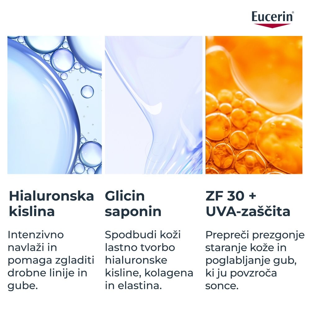Eucerin Hyaluron-Filler, refill dnevna krema za vse tipe kože - ZF 30 (50 ml)