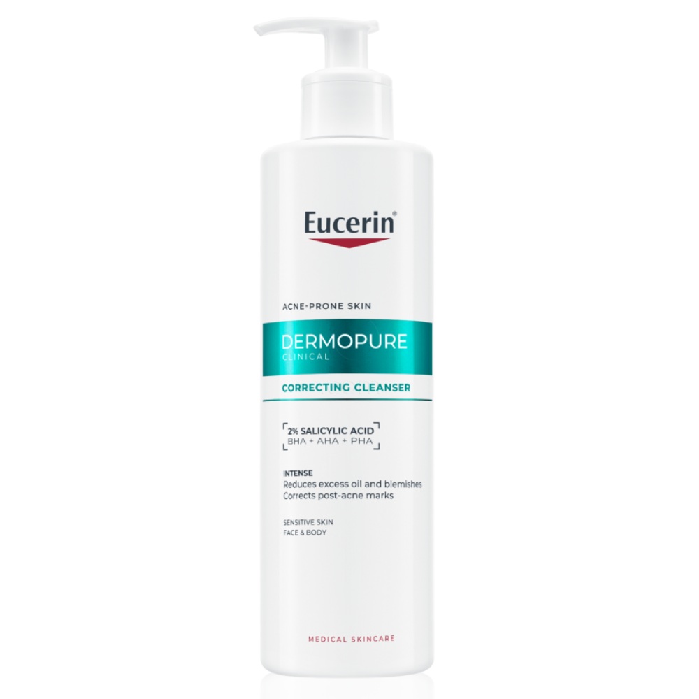 Eucerin DermoPure Clinical, obnovitveni čistilni gel (400 ml)
