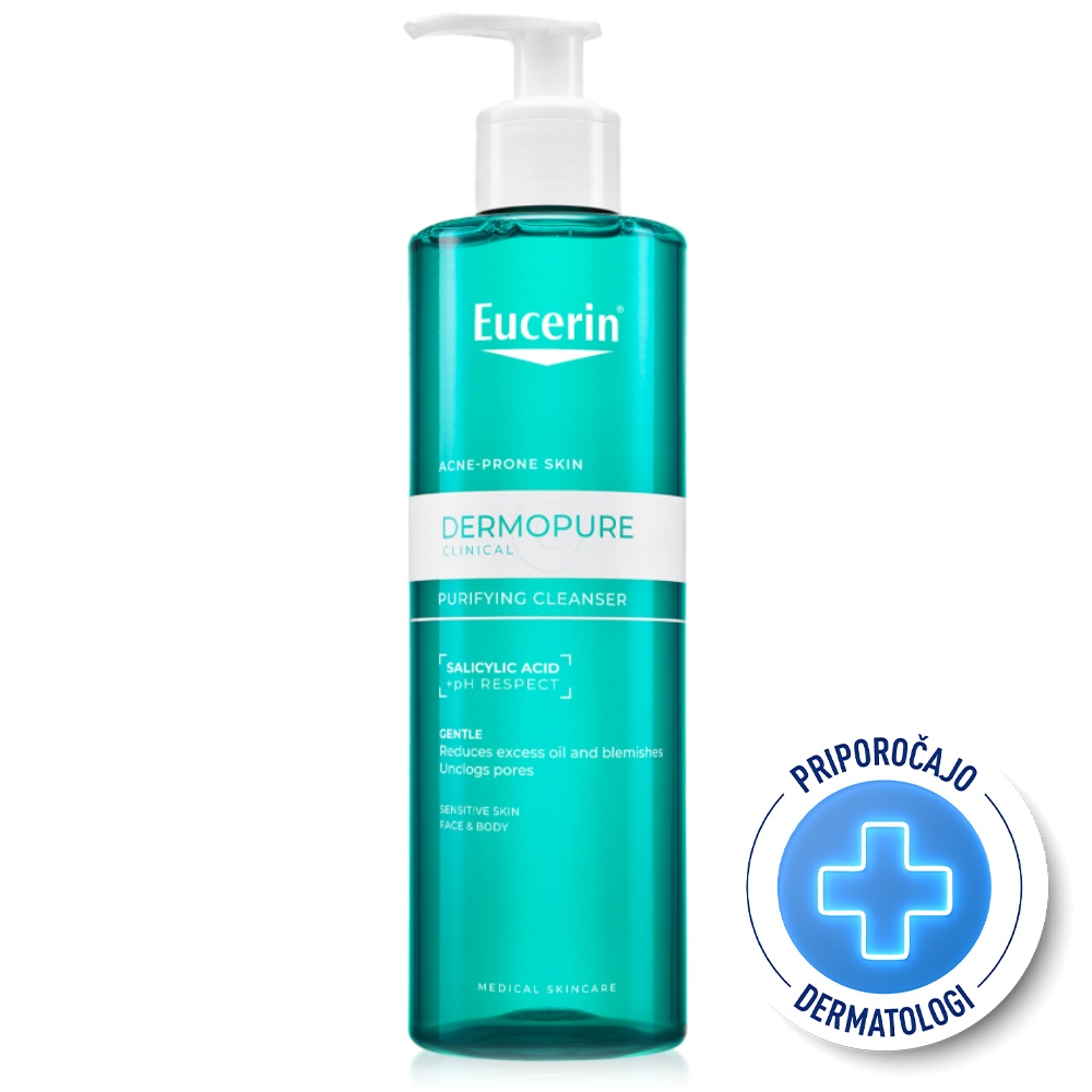 Eucerin DermoPure Clinical, čistilni gel (400 ml)