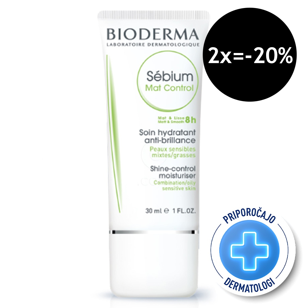 Bioderma Sébium Mat Control, vlažilna nega (30 ml)