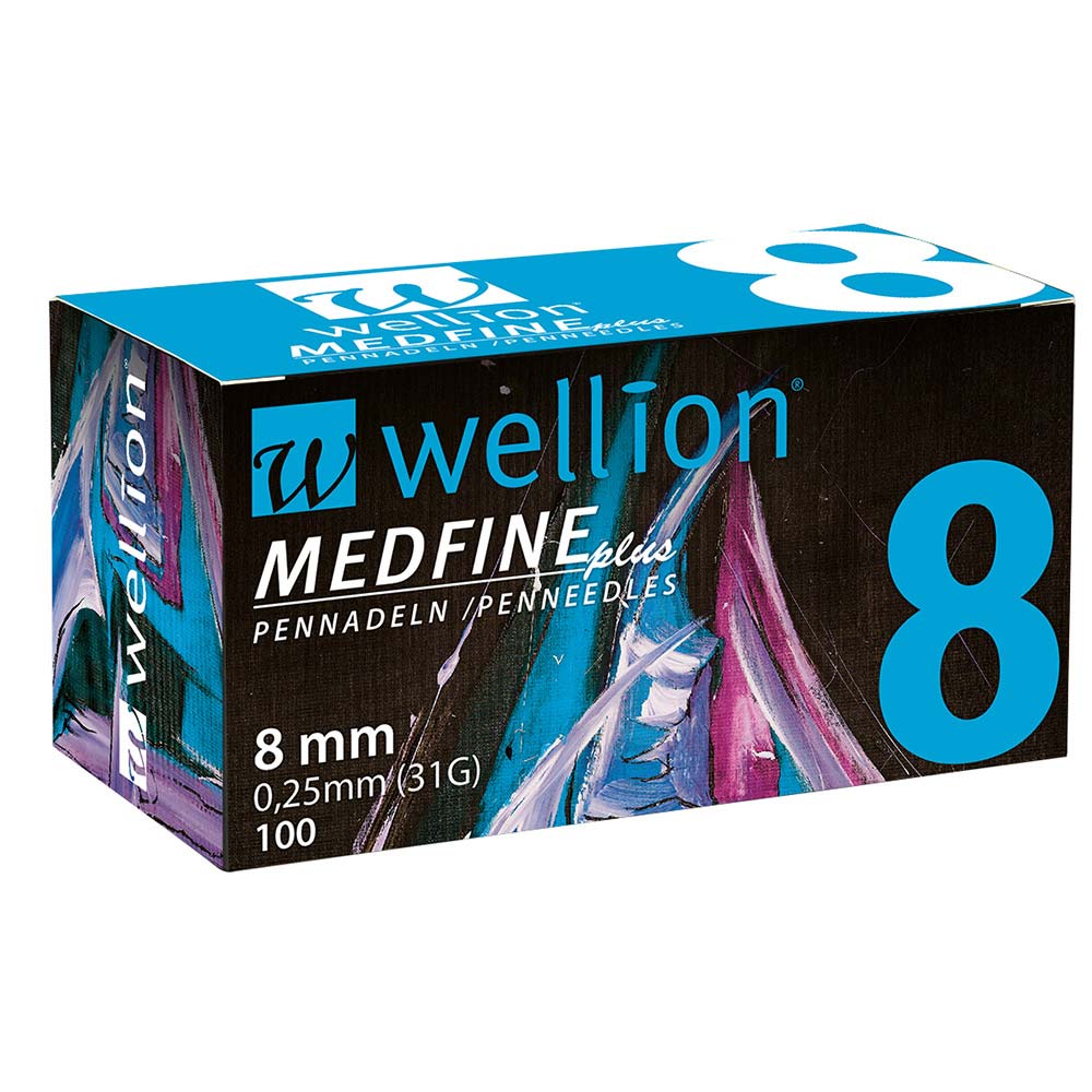 Wellion Medfine plus 31G, igla za inzulinska peresa - 8 mm (100 igel)