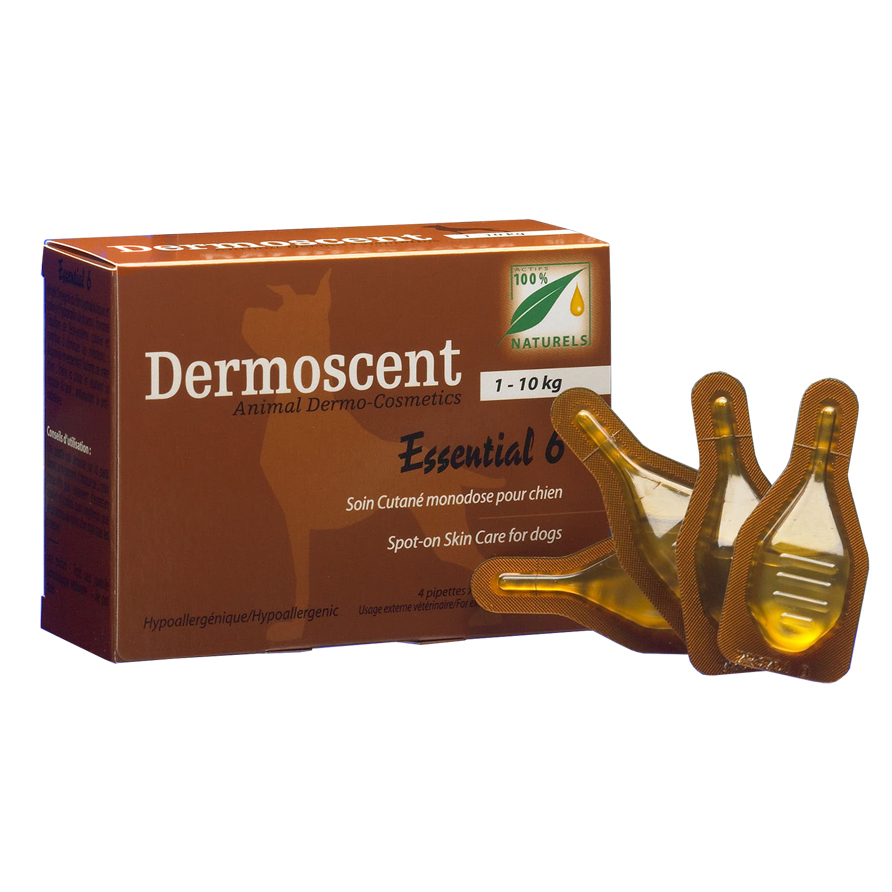 Dermoscent Essential 6 Spot-on, kožni nanos za pse (1-10 kg) - 4 pipete