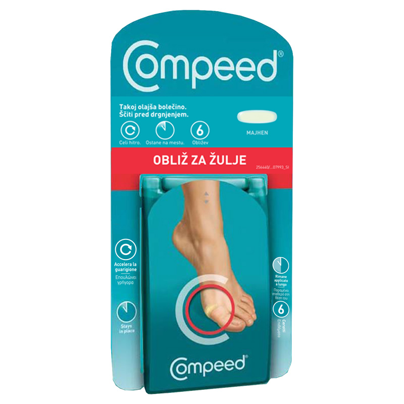 Compeed, obliži za žulje - mali (6 obližev)