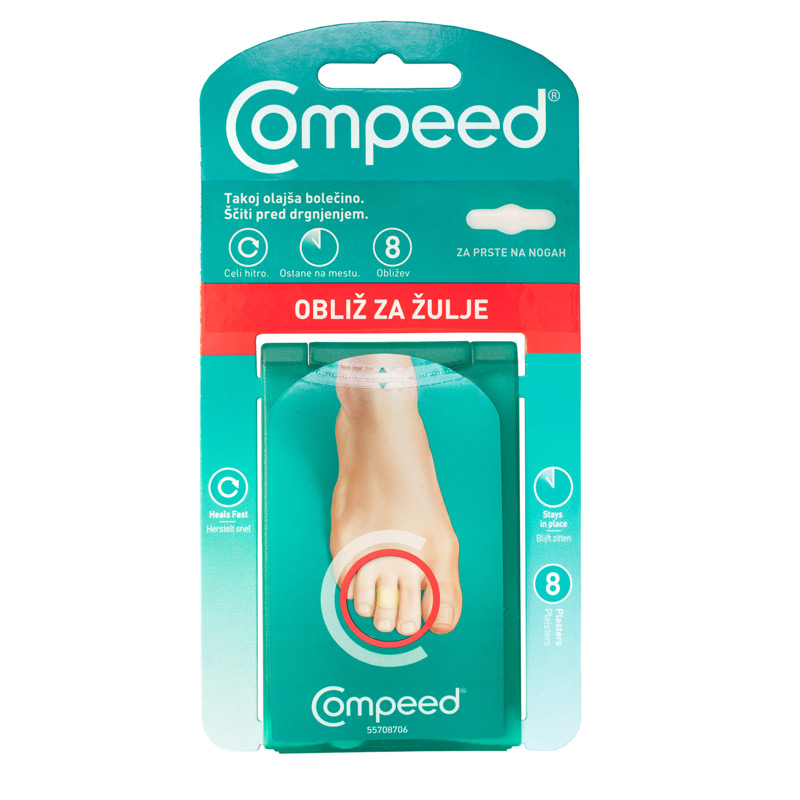 Compeed, obliži za žulje na prstih (8 obližev)