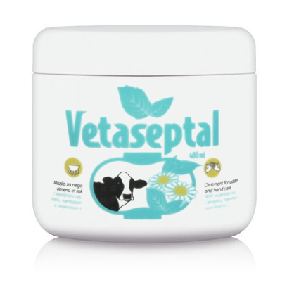 Vetaseptal A, mazilo za nego vimena in rok (400 ml)