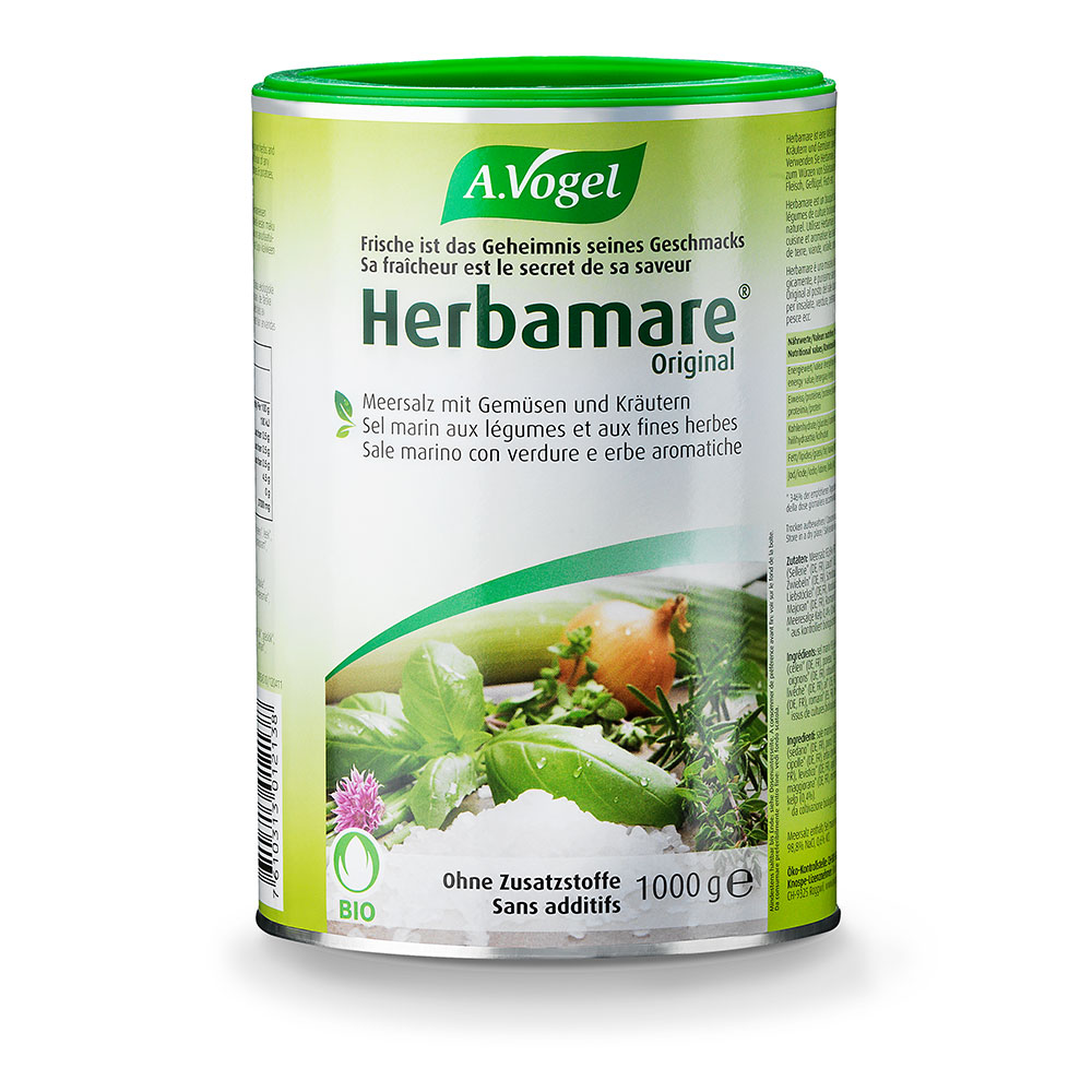 Herbamare Original, zeliščna morska sol (1000 g)