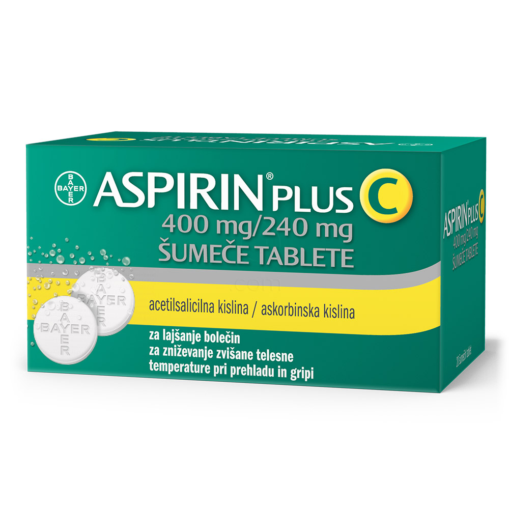 Aspirin plus C 400 mg/240 mg, 20 šumečih tablet