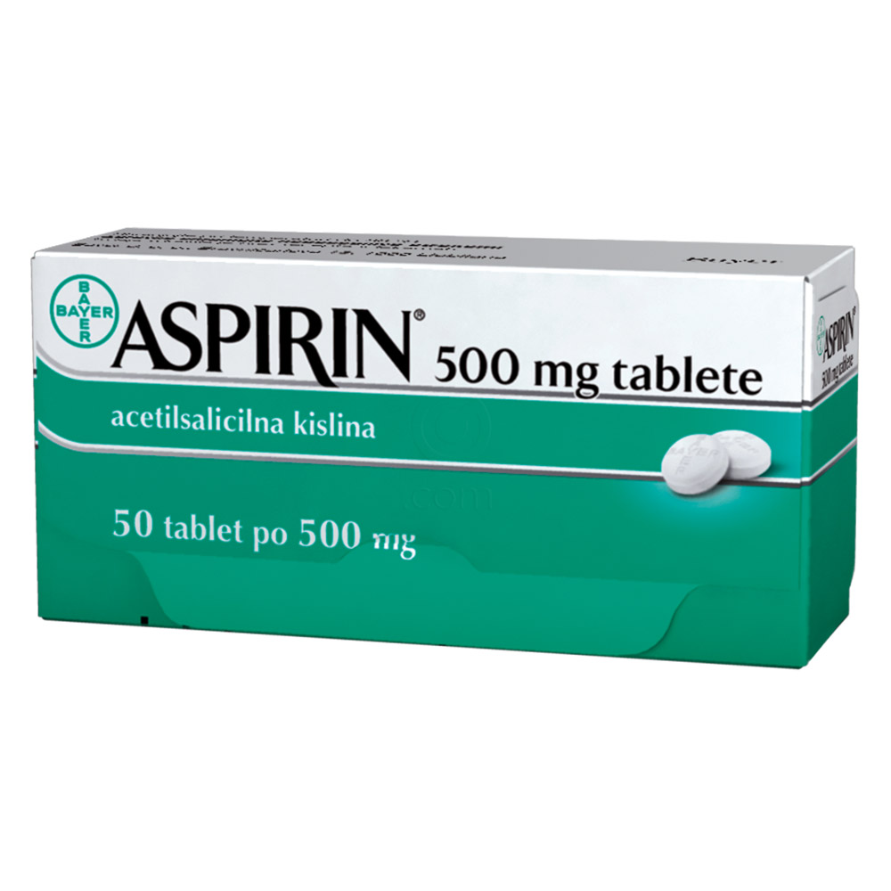 Aspirin 500 mg, tablete (50 tablet)
