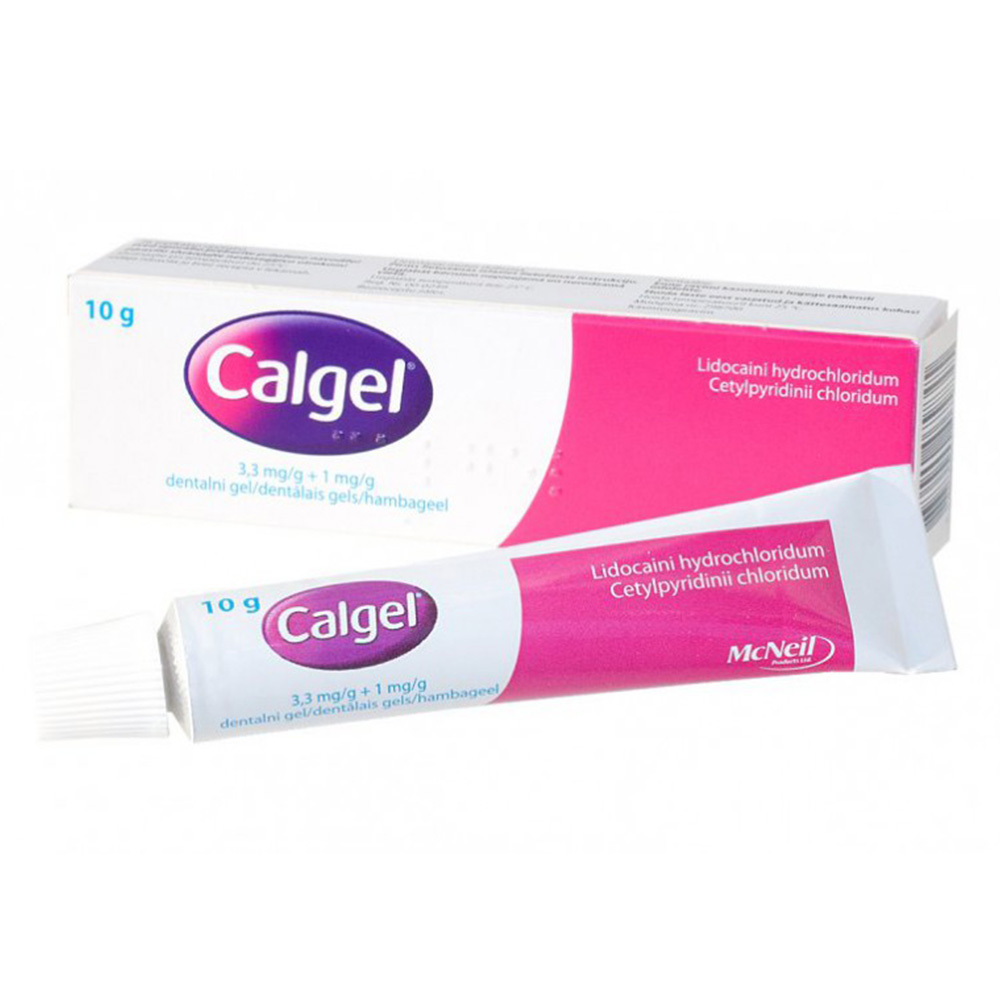 Calgel 3,3 mg/g + 1 mg/g, gel za dlesni (10 g)